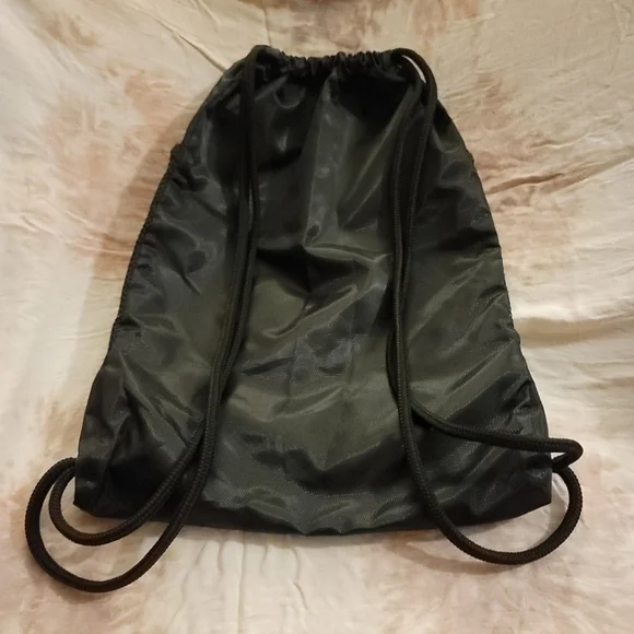 ✨️ Adidas Stadium Sackpack Black Unisex Cinch Pack Backpack Bag - Picture 3 of 3